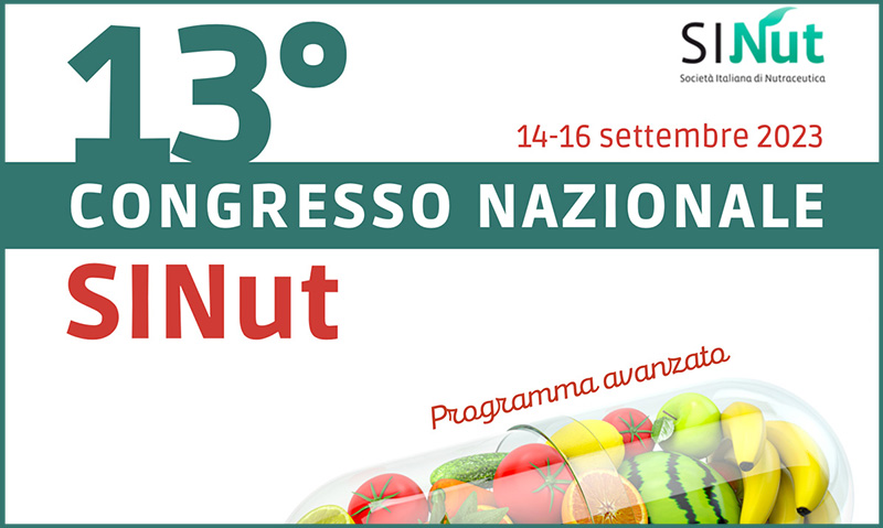 XIII Congresso Nazionale SINut - 8 iscrizioni gratuite