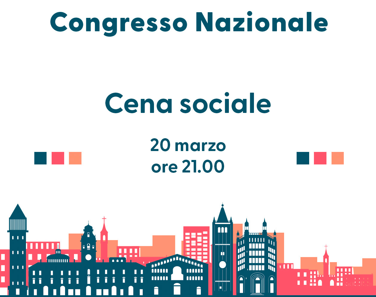 Cena sociale Congresso Nazionale 2026